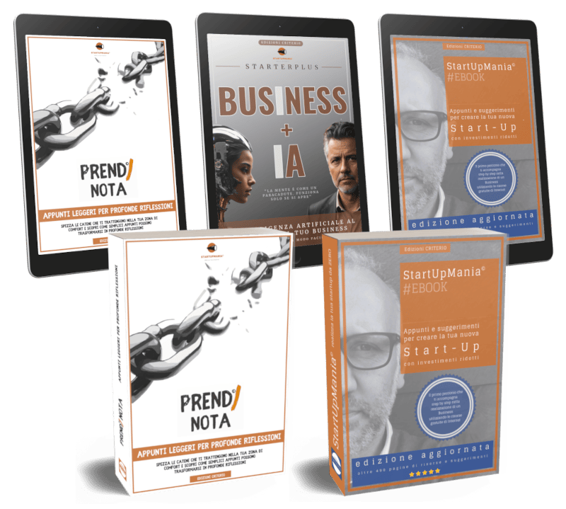 Libri StartUpMania per realizzare la tua startup da zero
